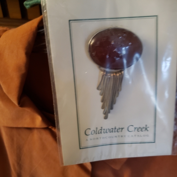 Vintage Coldwater Creek skirt, top, belt and broch. Size small - Picture 2 of 7